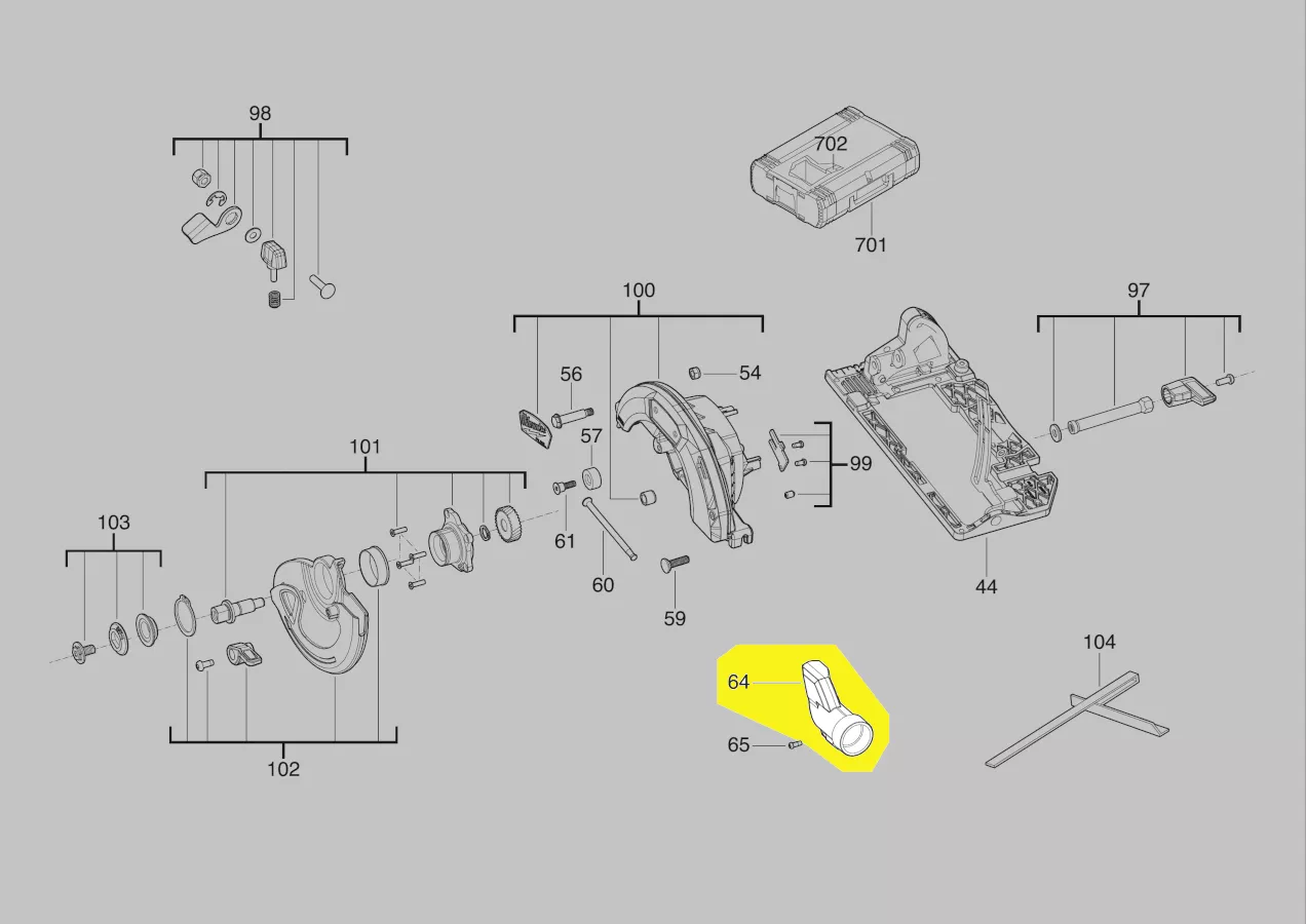 raccord aspirateur pour scie circulaire réf. 4931506291 Milwaukee